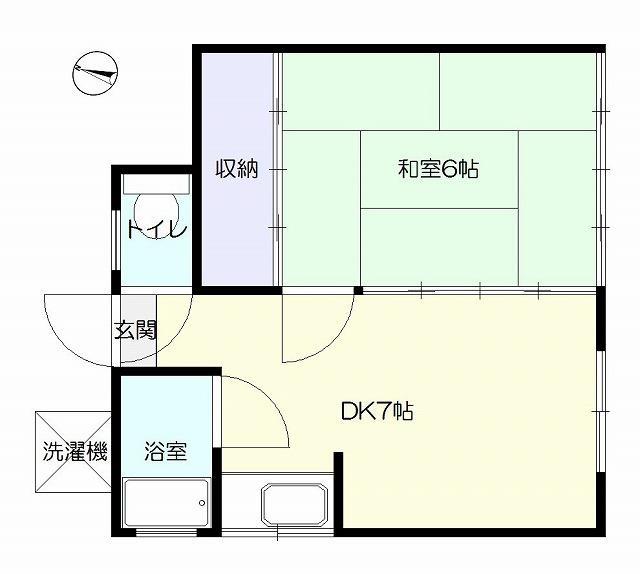 丸越荘の間取り