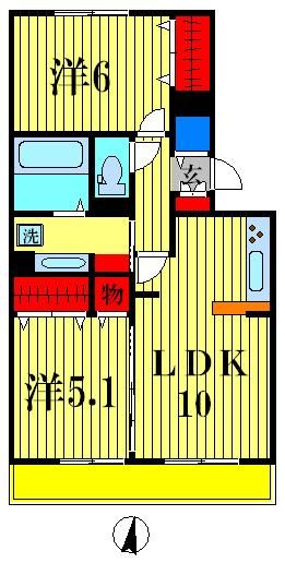 プレミール　Aの間取り