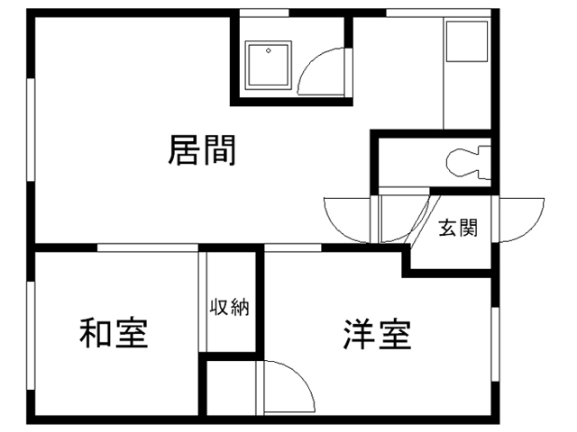 山晃マンションの間取り