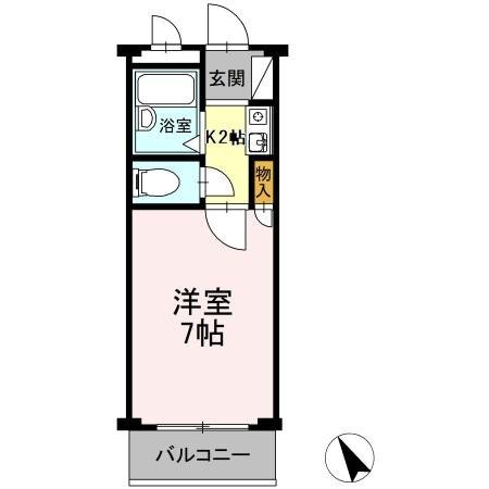 半田市天王町のアパートの間取り