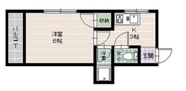 ビラプリンセスAの間取り