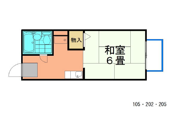 ホワイトハイツの間取り