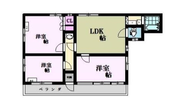 篠マンションの間取り