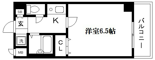 プレサンス京都二条城前の間取り