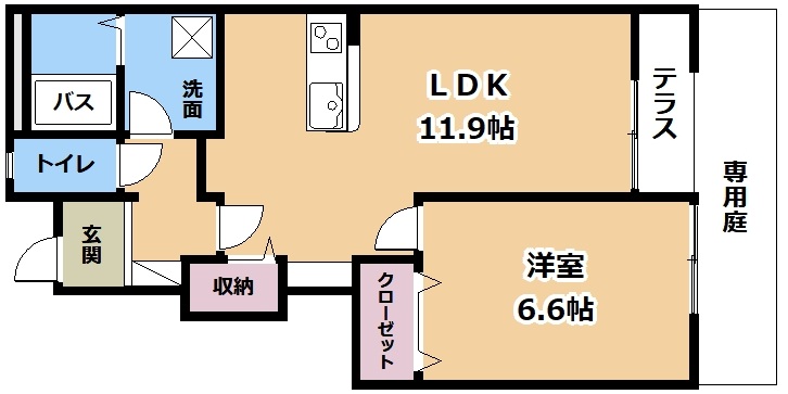 【Bon　Briseの間取り】