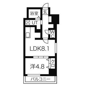 イリオス中島公園の間取り