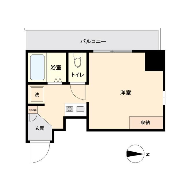 仙台市青葉区北目町のマンションの間取り