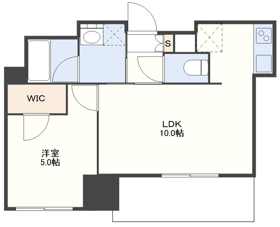 RJRプレシア浦上クロスの間取り