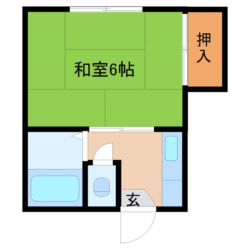 尼崎市開明町のマンションの間取り