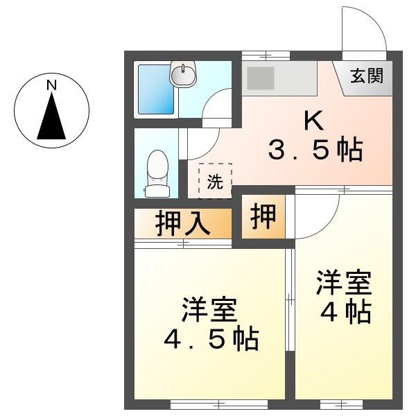 サンシャイン62の間取り