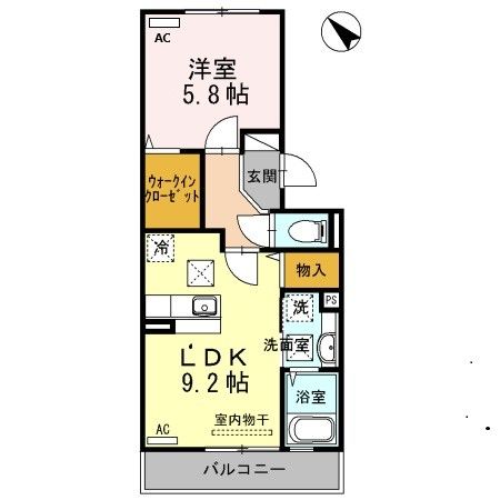 アンベリールの間取り