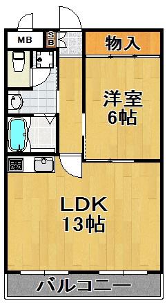 大正メゾンの間取り