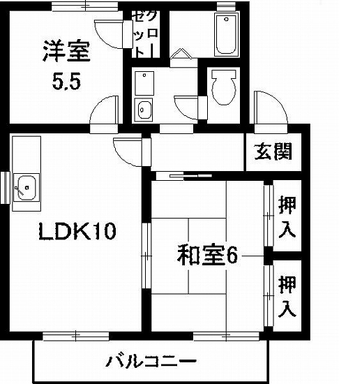 マルベリー北棟の間取り