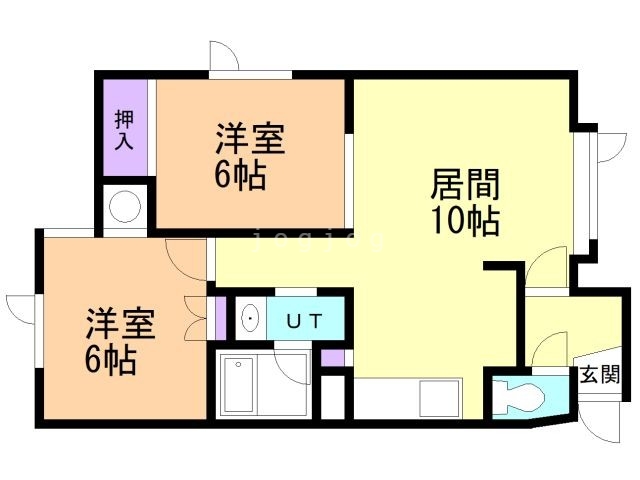 グリーンハイツ平和通の間取り