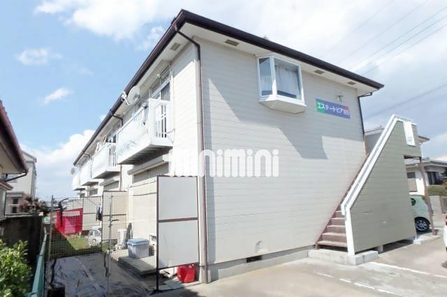 建物外観　南向きで日当たり良好。落ち着いた配色の外観です。