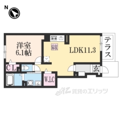 クレインコートの間取り