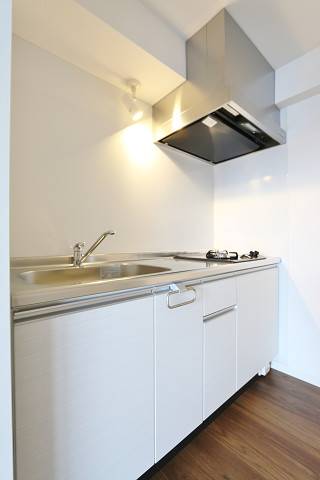 キッチン　２口システムキッチンです