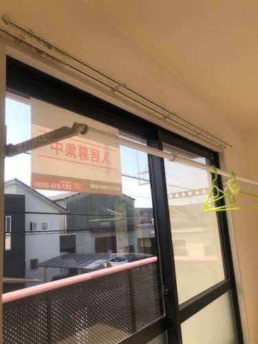その他設備　室内物干し