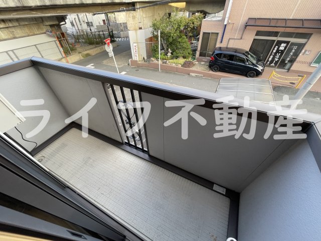 バルコニー　広々としたバルコニーです