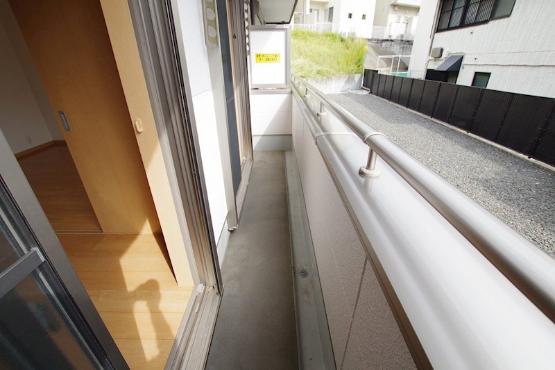 バルコニー　※102号室の写真です。