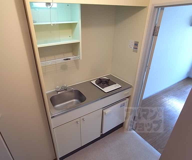 キッチン　１口ガスコンロ付き