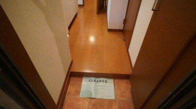 玄関　落ち着いた玄関です