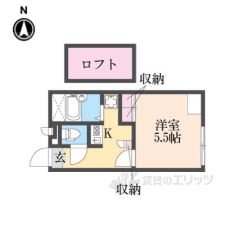 レオパレス水堂の間取り写真
