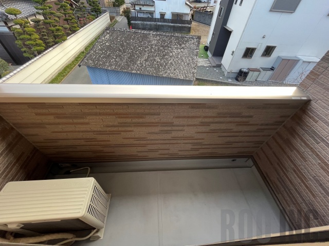バルコニー　写真は反転のお部屋です