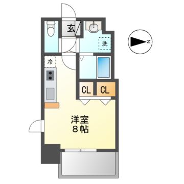 S-RESIDENCE千種の間取り写真