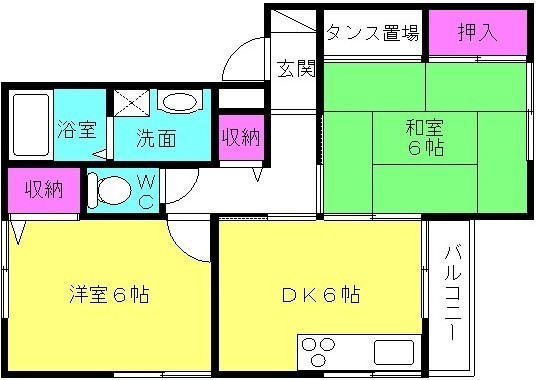 モンフレールの間取り写真