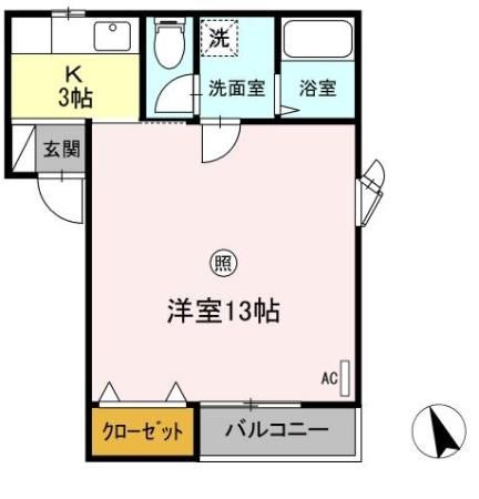 ハイツジュネスの間取り写真