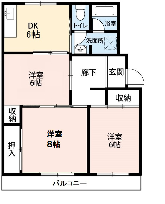 江口マンションの間取り写真