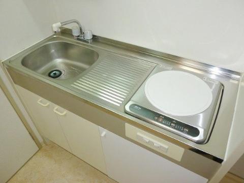 大阪モノレール本線 柴原阪大前駅 徒歩5分 3階建 築31年のキッチン写真