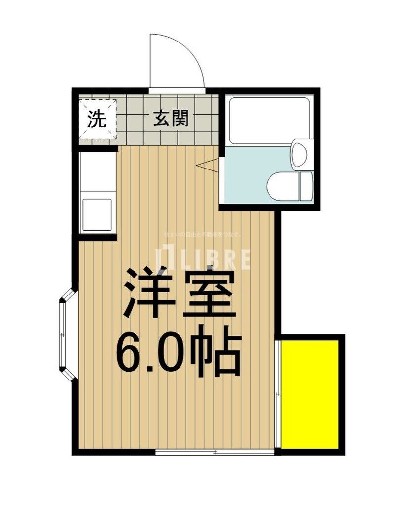 ＪＲ中央線 日野駅 徒歩10分 2階建 築33年の間取り写真