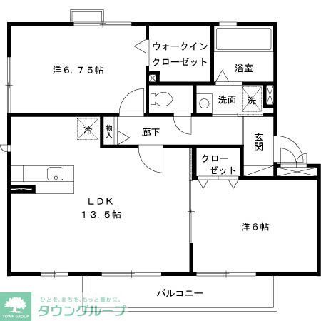 フルーナガーデンの間取り写真