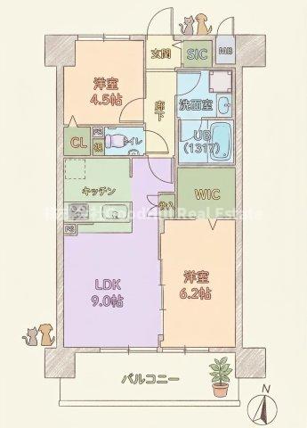 ラフィネール大阪十三の間取り写真