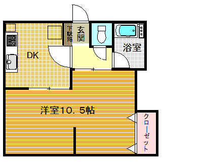 クレール柴崎の間取り