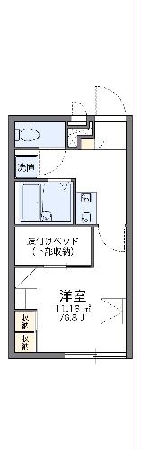 レオパレスＪ　ＢＯＸ　IIIの間取り