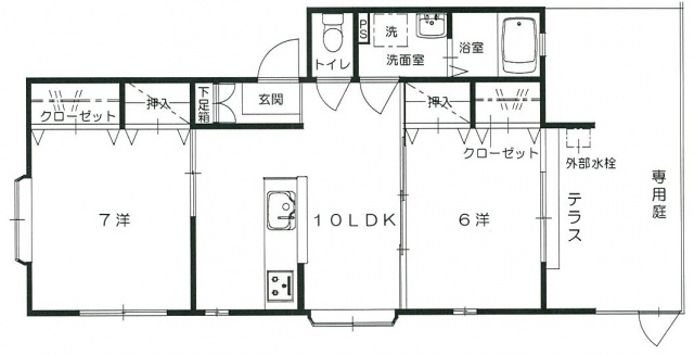 メゾンモンターニュC棟の間取り
