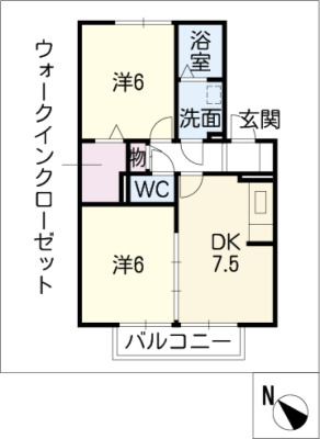 エスポワールCの間取り