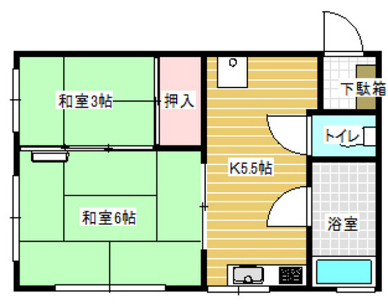 中元ビルの間取り