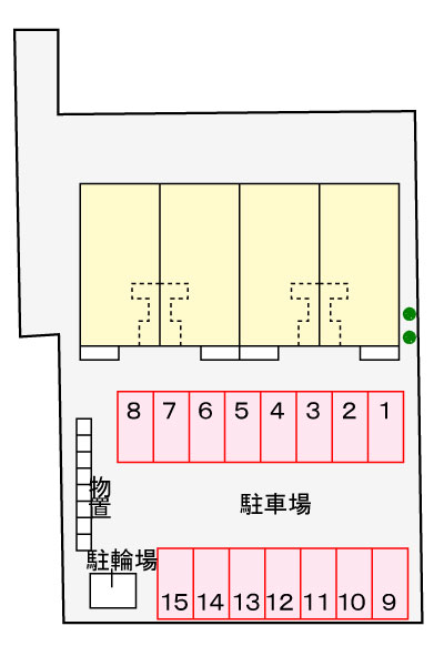 駐車場　駐車場配置図