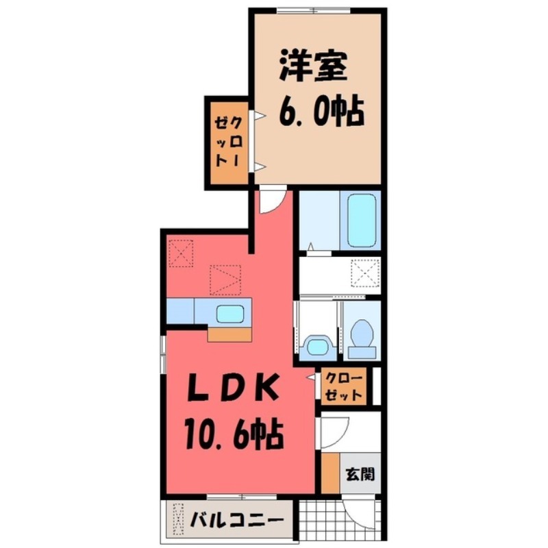 サンパテーク Iの間取り