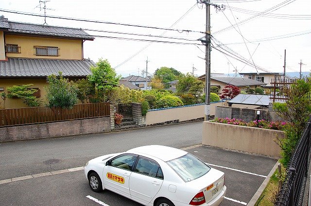 【奈良市古市町のアパートの眺望】