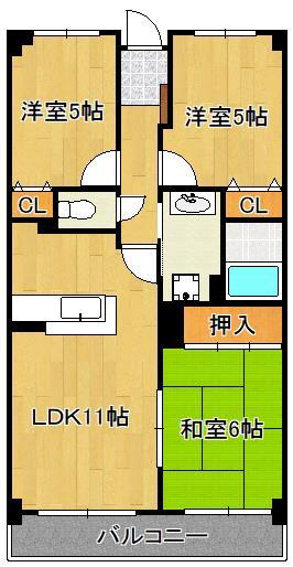 サンシティ・アヴァンテの間取り