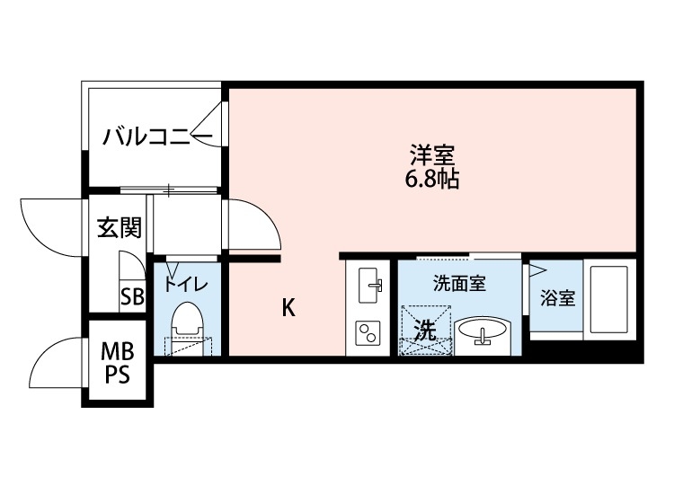 堺市堺区寺地町東のマンションの間取り