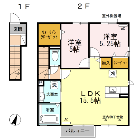 フェリオの間取り