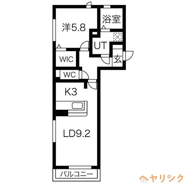 アイリッシュの間取り