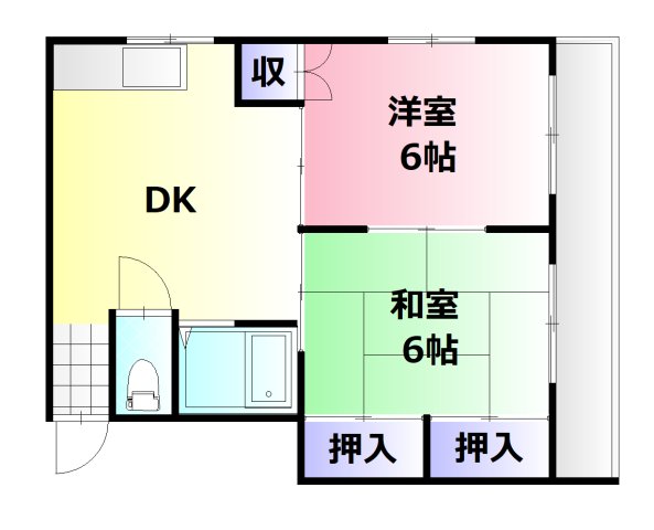 光苑ハイムの間取り