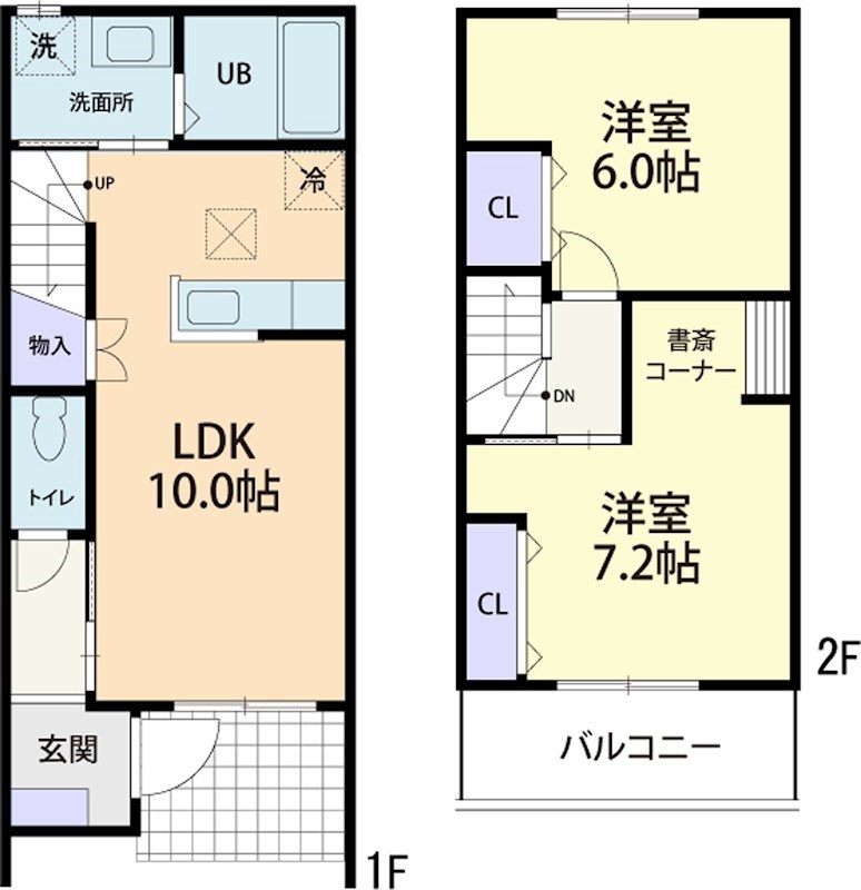 【LUminare (ルミエール）の間取り】